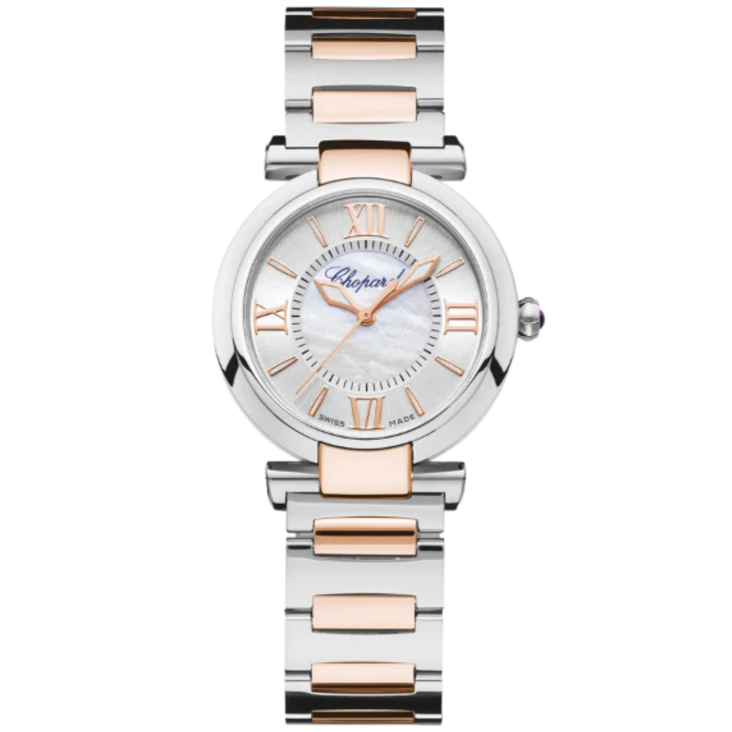 IMPERIALE 29 MM ETHICAL ROSE GOLD - LUCENT STEEL™ WITH SILVER - MOTHER OF PEARL DIAL