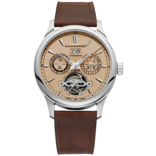L.U.C PERPETUAL T LIMITED EDITION 43 MM ETHICAL WHITE GOLD WITH SALMON DIAL