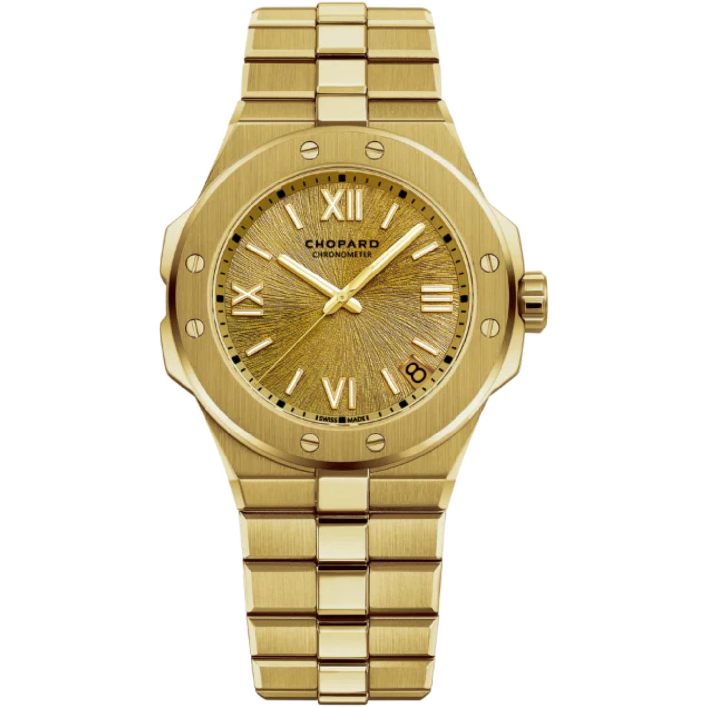 ALPINE EAGLE 41 MM ETHICAL YELLOW GOLD WITH GOLDEN PEAK DIAL