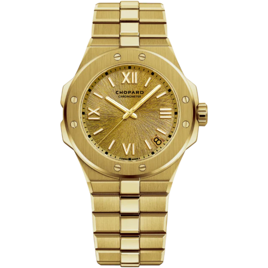 ALPINE EAGLE 41 MM ETHICAL YELLOW GOLD WITH GOLDEN PEAK DIAL