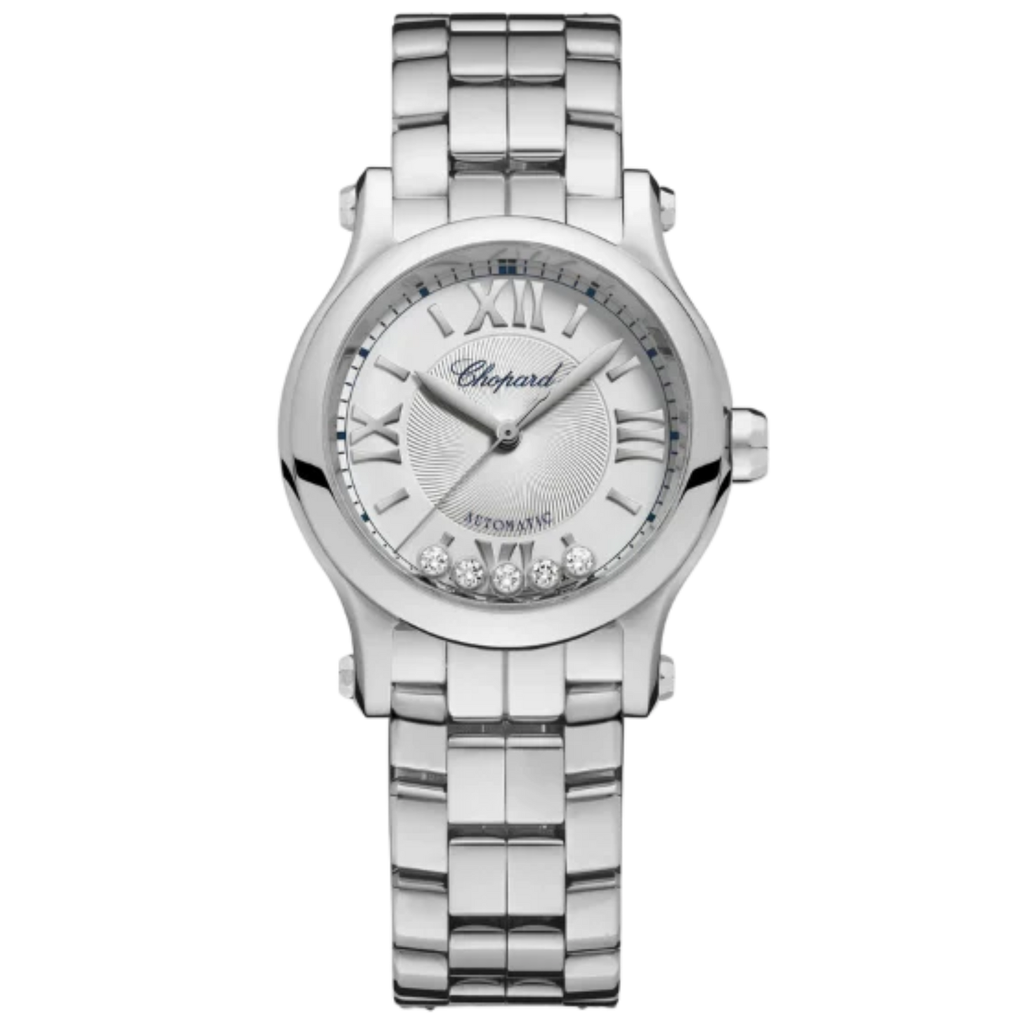 HAPPY SPORT 30 MM LUCENT STEEL™ WITH SILVER DIAL