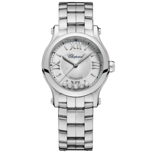 HAPPY SPORT 30 MM LUCENT STEEL™ WITH SILVER DIAL