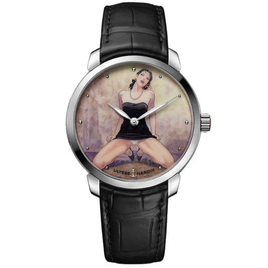 CLASSICO MANARA DECLIC 40 MM STAINLESS STEEL WITH WHITE DIAL