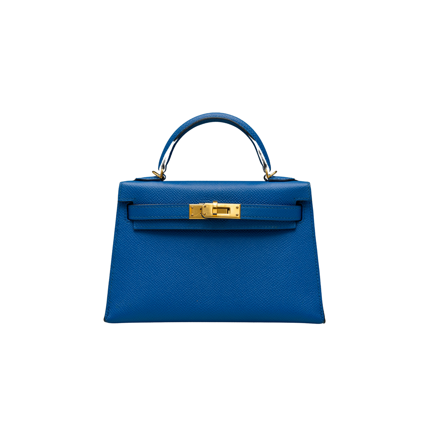 Hermes Birkin K20 Mini Kelly Bleu Royal Epsom with Gold Hardware