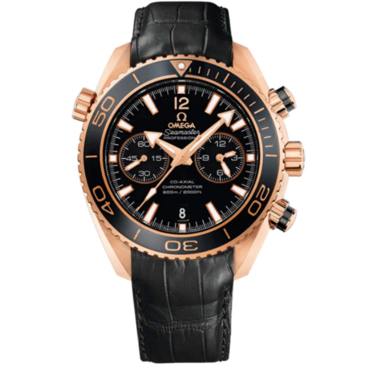 SEAMASTER PLANET OCEAN 600M 45 MM RED GOLD WITH BLACK DIAL