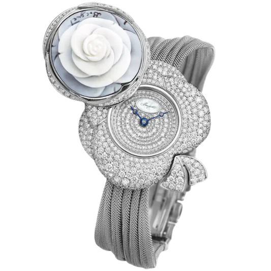 SECRET DE LA REINE GJ24BB8548DDCJ99 31 MM WHITE GOLD WITH WHITE DIAL