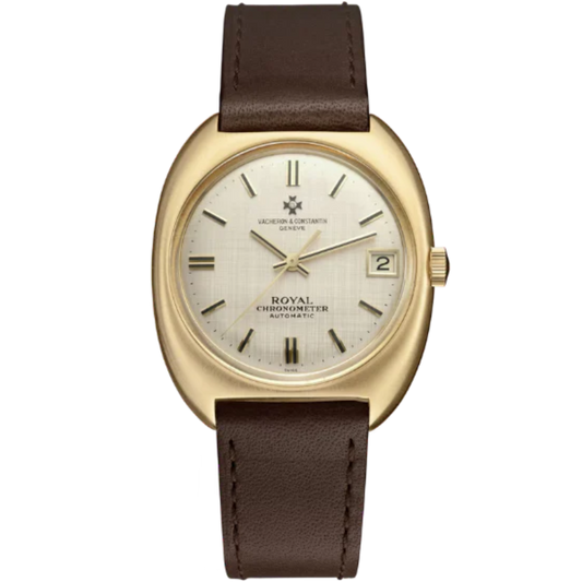 LES COLLECTIONNEURS REFERENCE 7375 36 MM 18K YELLOW GOLD WITH GOLD DIAL