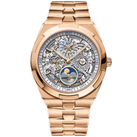 OVERSEAS PERPETUAL CALENDAR ULTRA-THIN SKELETON 41 MM ROSE GOLD WITH BRASS DIAL