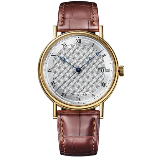 CLASSIQUE 5177 38 MM YELLOW GOLD WITH SILVER DIAL