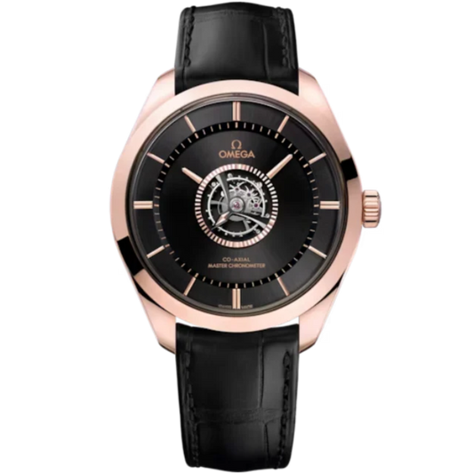 DE VILLE TOURBILLON NUMBERED EDITION 43 MM SEDNA™ GOLD ‑ CANOPUS GOLD™ WITH BLACK DIAL