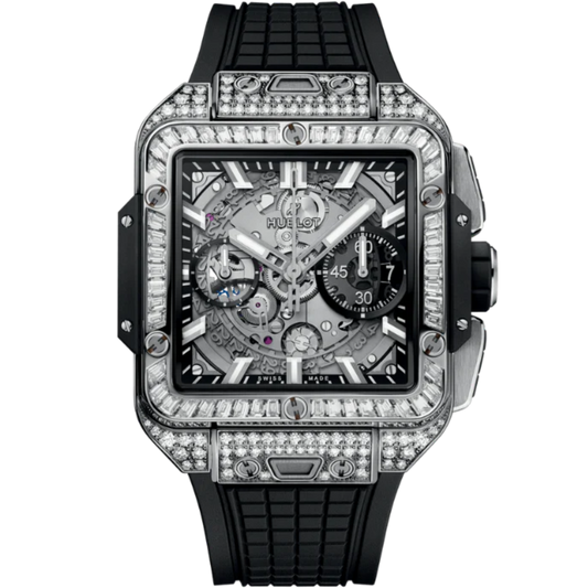SQUARE BANG 42 MM UNICO TITANIUM JEWELLERY