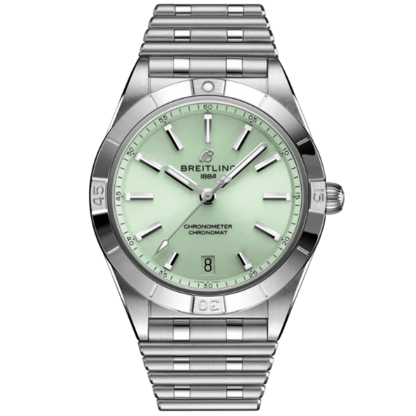 CHRONOMAT AUTOMATIC 36 MM STAINLESS STEEL WITH MINT GREEN DIAL