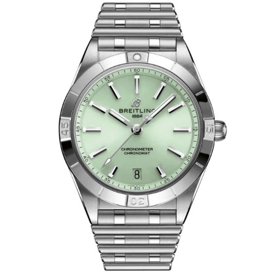 CHRONOMAT AUTOMATIC 36 MM STAINLESS STEEL WITH MINT GREEN DIAL
