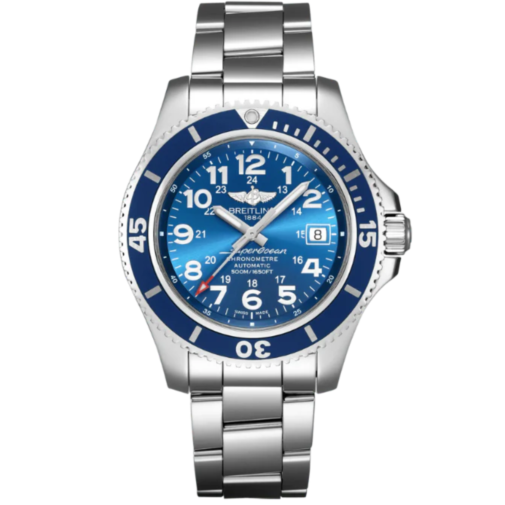 SUPEROCEAN II 42 MM STAINLESS STEEL WITH BLUE DIAL – TPT Timepiece Trading