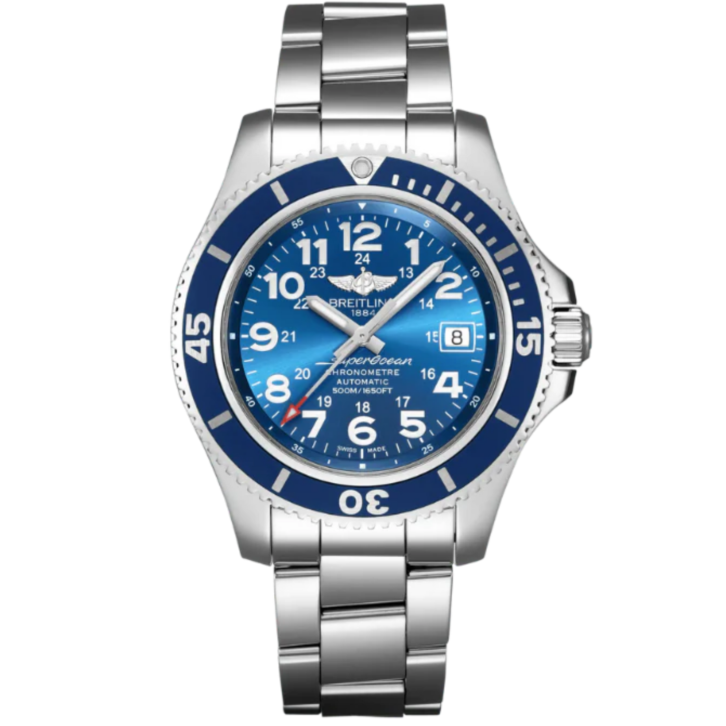 SUPEROCEAN II 42 MM STAINLESS STEEL WITH BLUE DIAL