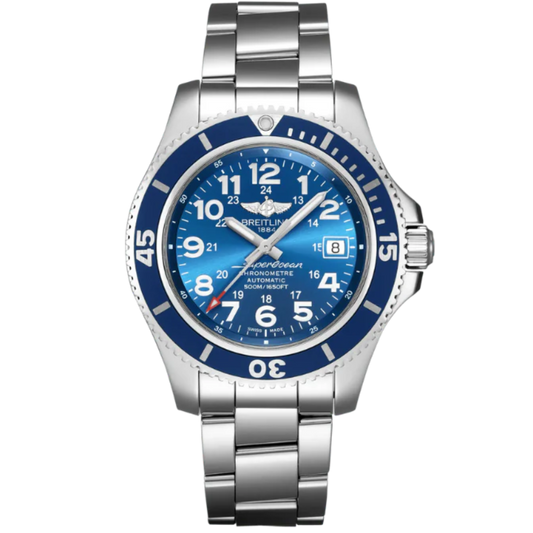 SUPEROCEAN II 42 MM STAINLESS STEEL WITH BLUE DIAL