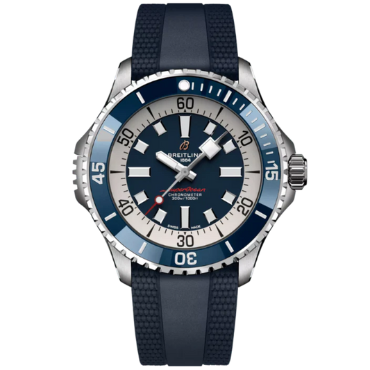 SUPEROCEAN AUTOMATIC 46 MM STAINLESS STEEL WITH BLUE DIAL
