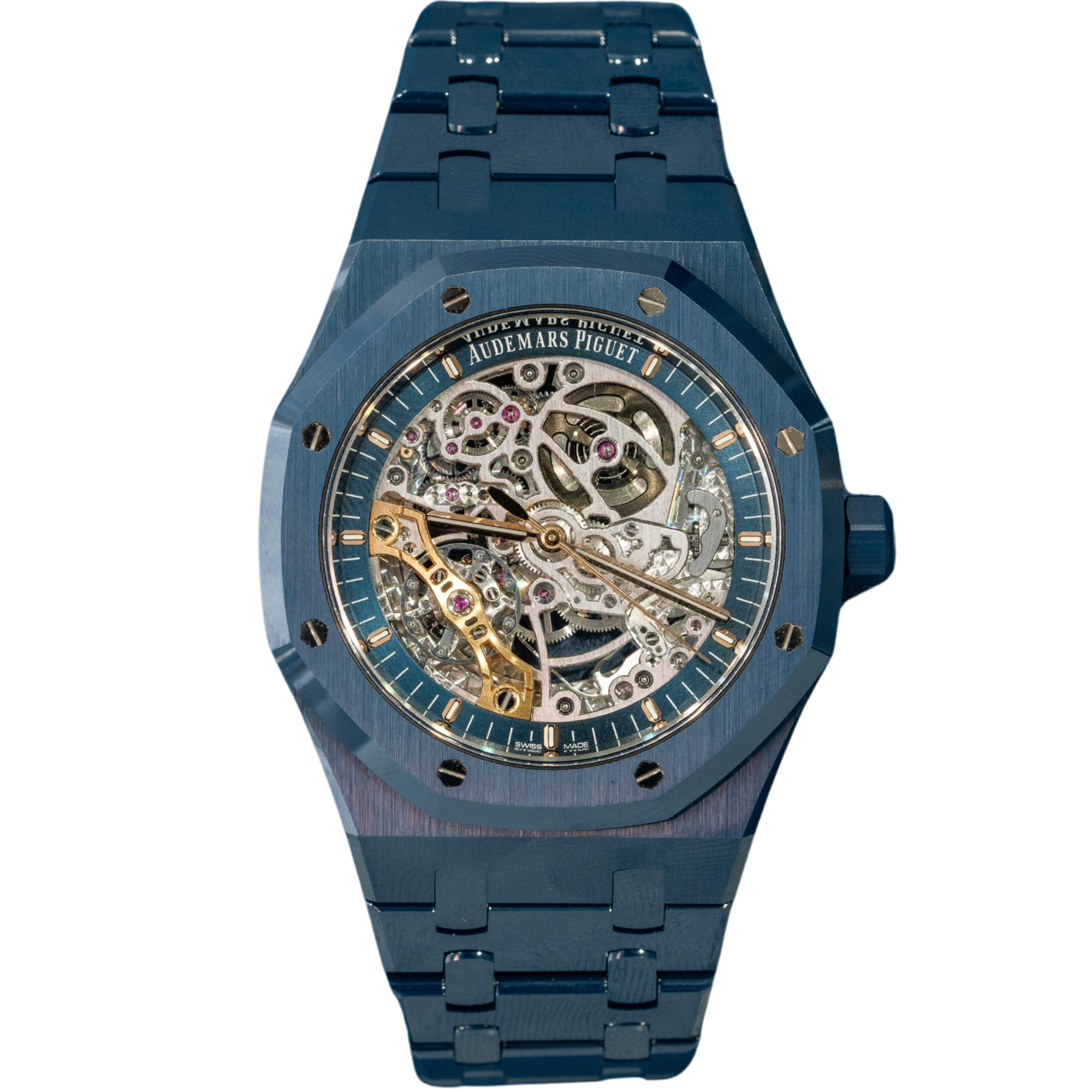 Audemars Piguet Ref. 15416CD.OO.1225CD.01 41MM Blue Ceramic Openworked Double Balance