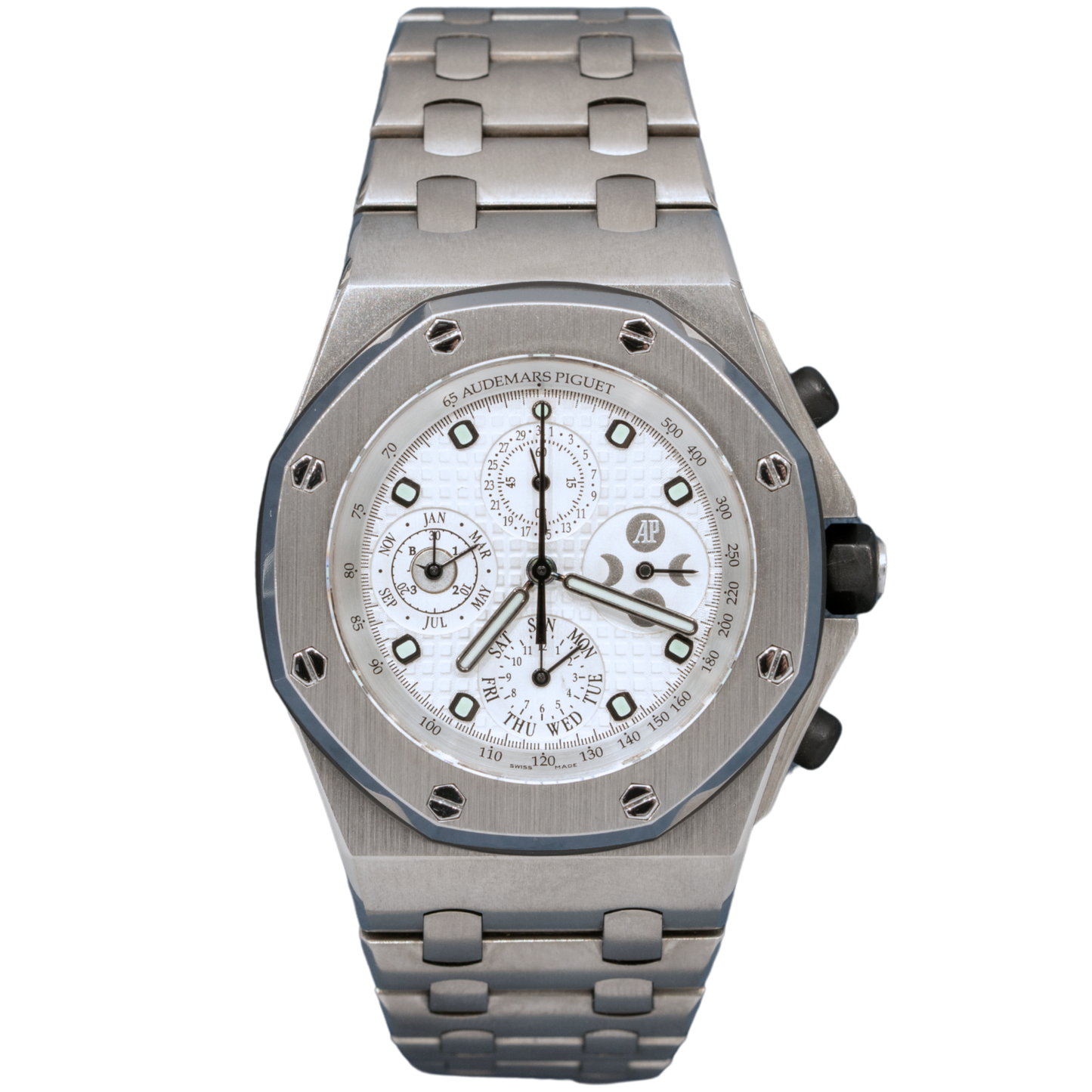 Audemars Piguet Royal Oak Offshore Ref. 25854TI.OO.1150TI.01 Titanium 42MM White Dial