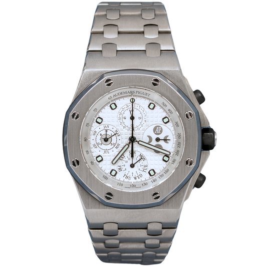 Audemars Piguet Royal Oak Offshore Ref. 25854TI.OO.1150TI.01 Titanium 42MM White Dial