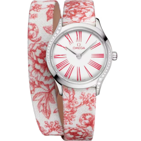 DE VILLE MINI TRÉSOR 26 MM STAINLESS STEEL WITH WHITE DIAL