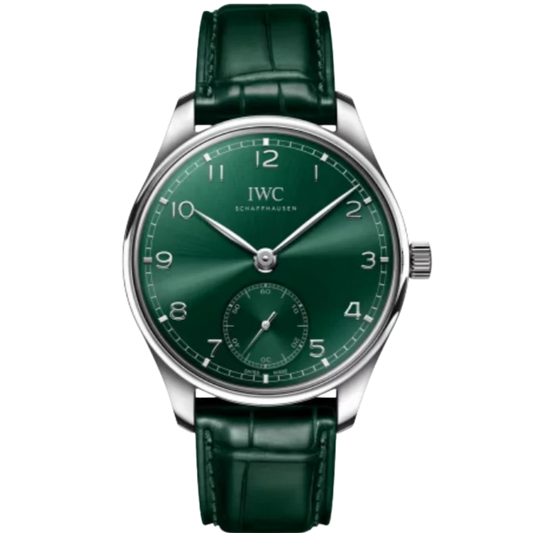 PORTUGIESER AUTOMATIC 40 MM STAINLESS STEEL WITH GREEN DIAL