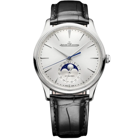 MASTER ULTRA THIN MOON 39 MM STAINLESS STEEL WITH SILVER GREY SUNRAY BRUSH  DIAL