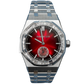 Audemars Piguet Royal Oak Ref. 26591IP.OO.1252IP.01 Platinum Red Burgundy Dial Factory Baguette Bezel Minute Repeater