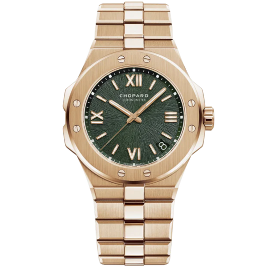 ALPINE EAGLE 41 MM ETHICAL ROSE GOLD WITH PINE GREEN DIAL