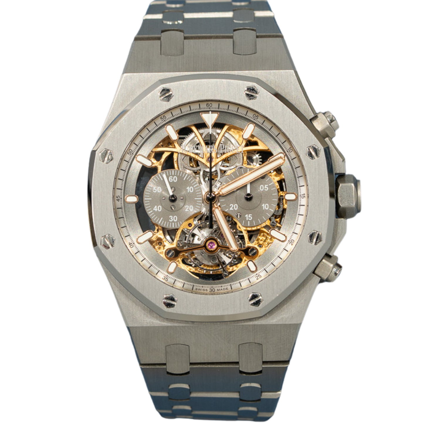 Audemars Piguet Royal Oak Ref. 26347TI.GG.D004CA.01 44mm Titanium Chronograph Tourbillon