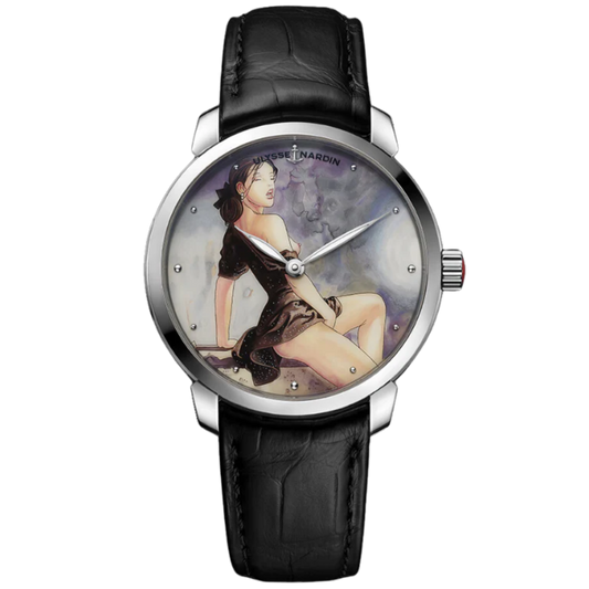 CLASSICO MANARA DECLIC 40 MM STAINLESS STEEL WITH WHITE DIAL