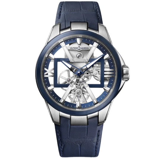 BLAST SKELETON X 42 MM TITANIUM WITH OPENWORKED DIAL