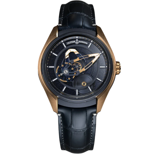 FREAK X AVENTURINE 43 MM TITANIUM - ROSE GOLD  WITH BLACK DIAL