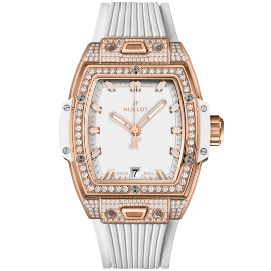 SPIRIT OF BIG BANG 39 MM KING GOLD WHITE PAVÉ