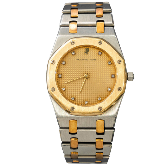 Audemars Piguet Royal Oak Champagne  Ref. 56303SA 33MM Two Tone Diamond Dial