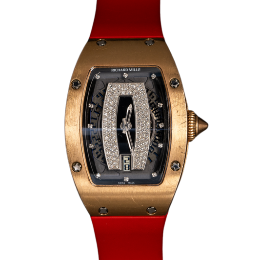 Richard Mille RM007 Rose Gold Pave Onyx Dial