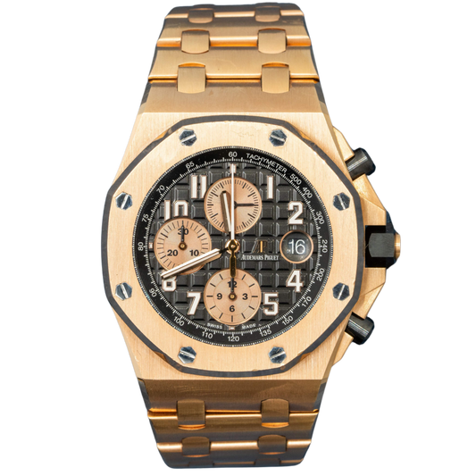 Audemars Piguet Royal Oak Offshore Ref. 26470OR.OO.1000OR.03 42MM Rose Gold with Black Dial