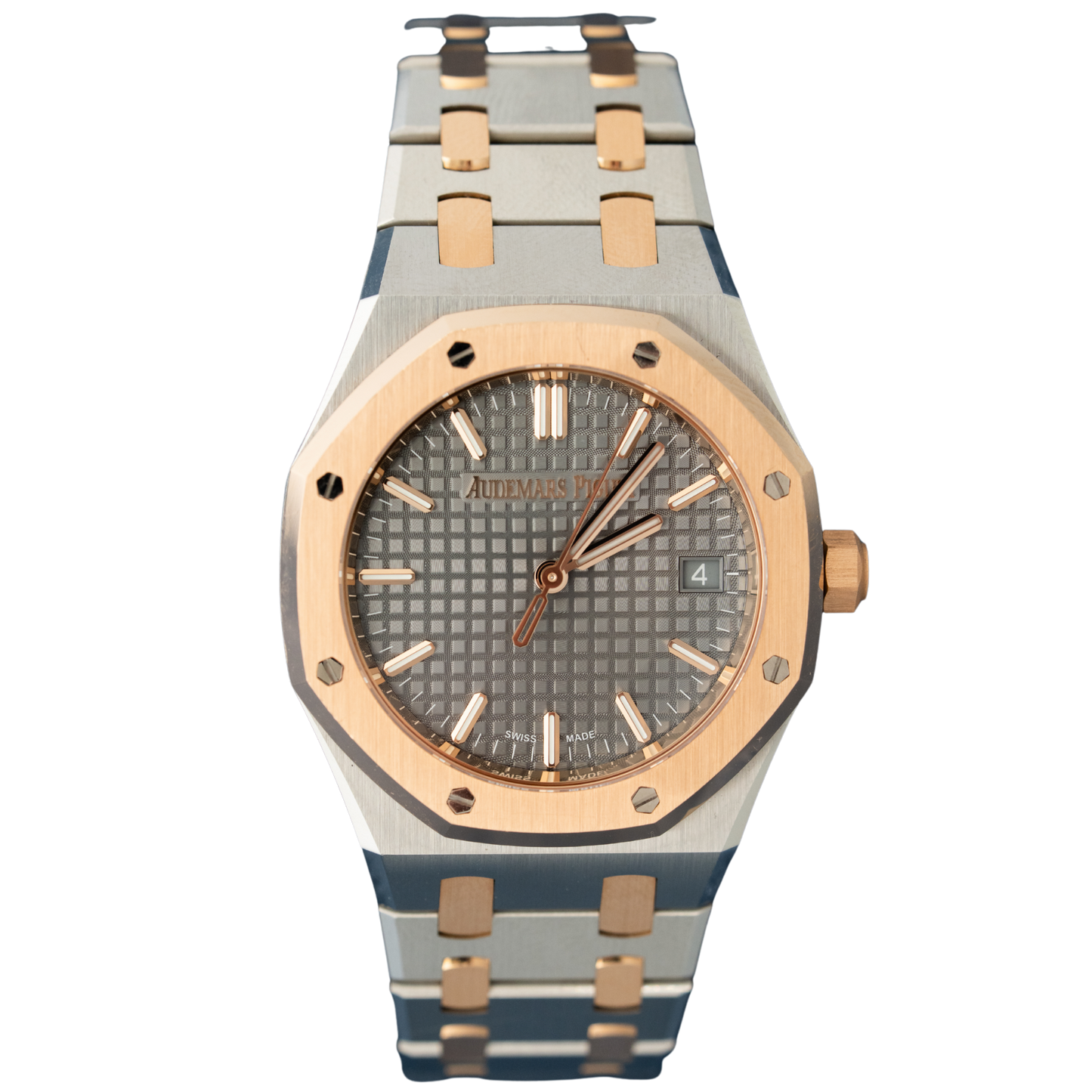 Audemars Piguet Royal Oak Ref. 77450SR.OO.1361SR.03 34MM Two Tone RG/SS Grey Dial