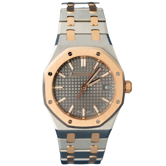 Audemars Piguet Royal Oak Ref. 77450SR.OO.1361SR.03 34MM Two Tone RG/SS Grey Dial