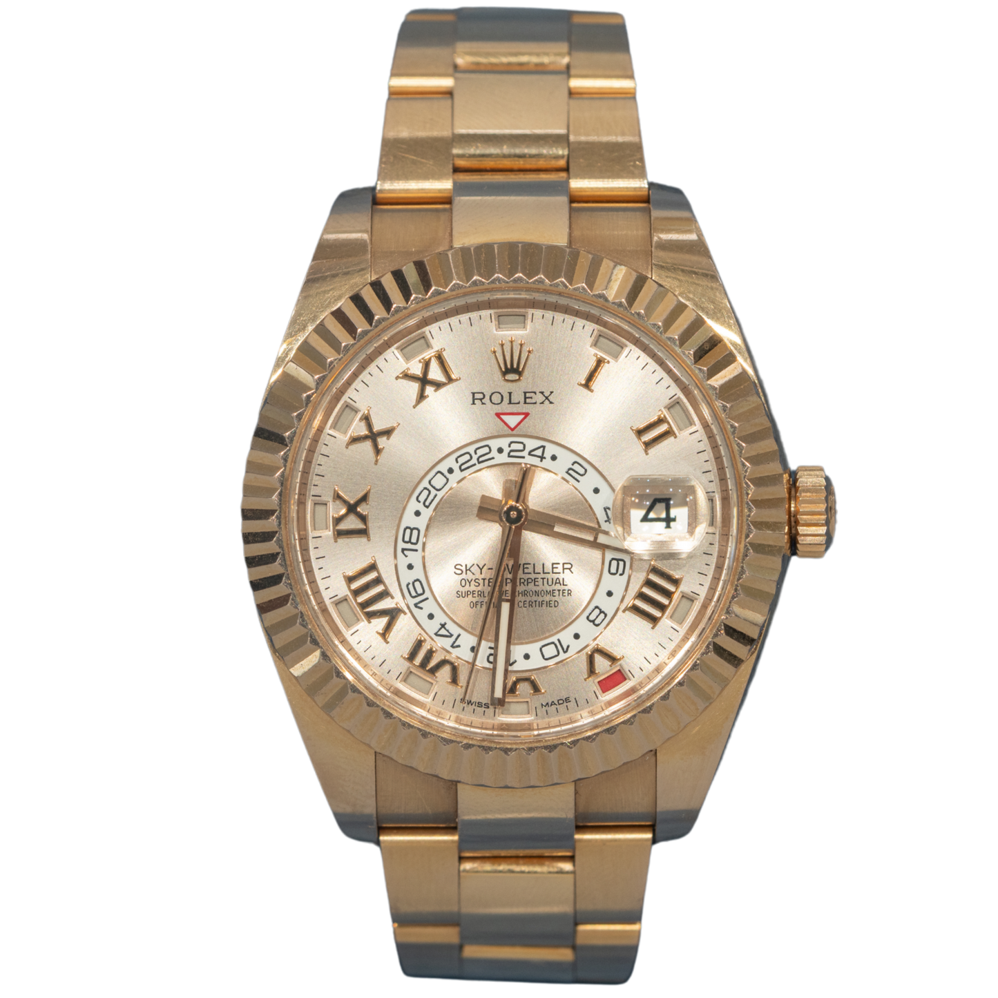 Rolex Skydweller Ref. 326935 Rose Gold Sundust Dial