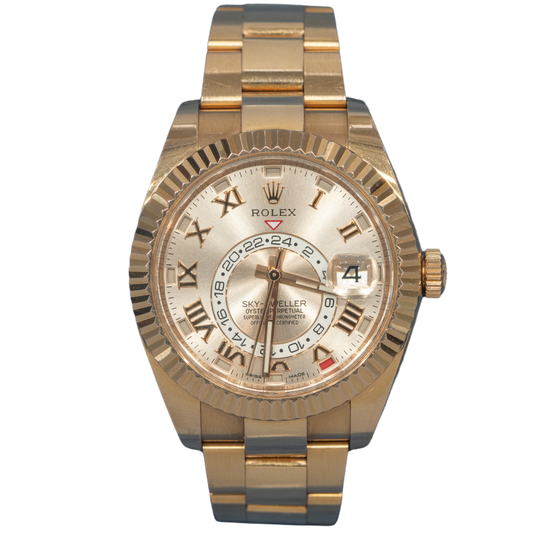 Rolex Skydweller Ref. 326935 Rose Gold Sundust Dial