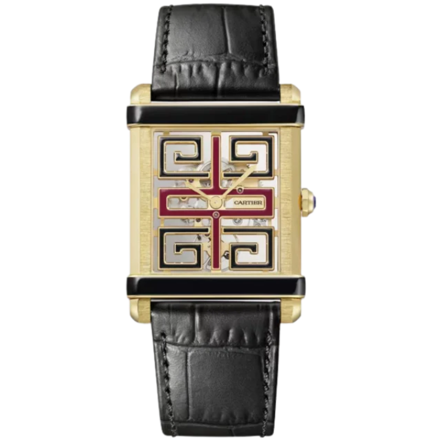 TANK 40 mm CHINOISE WATCH YELLOW GOLD