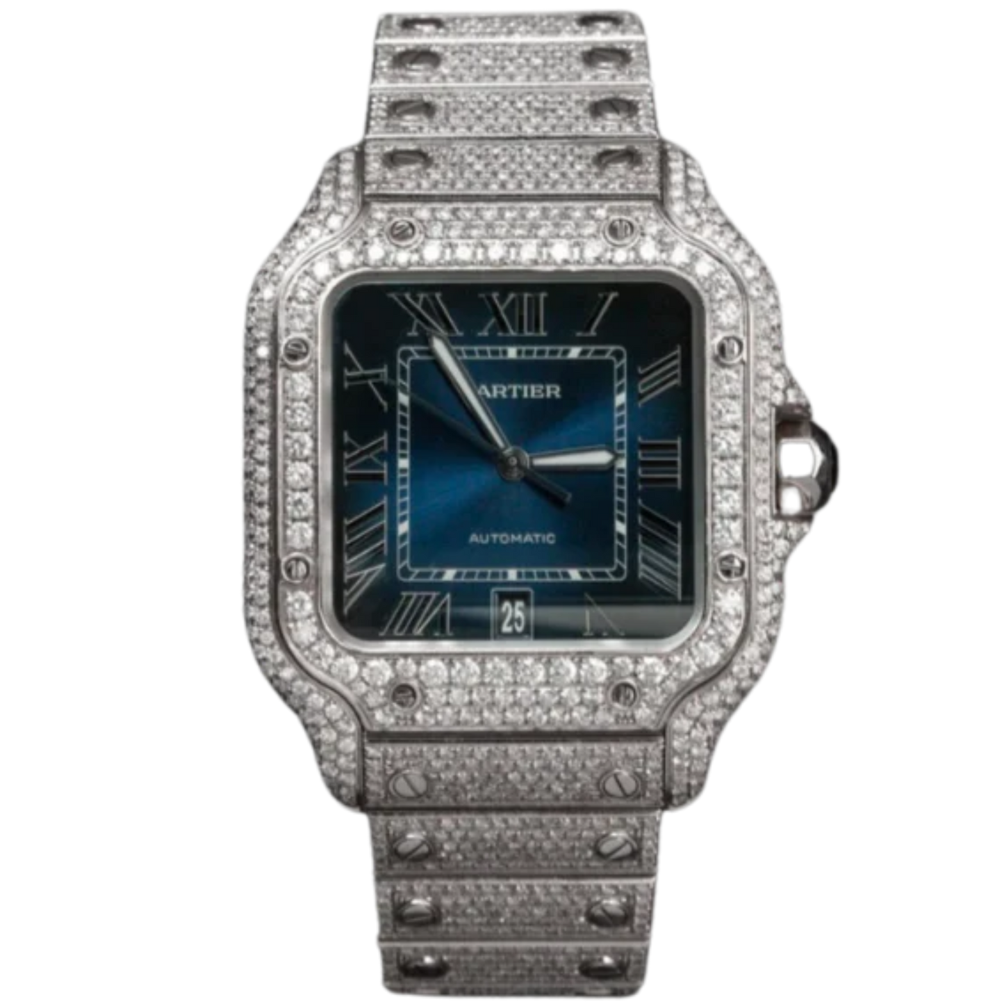 Santos WSSA0013 Bustdown Blue Dial