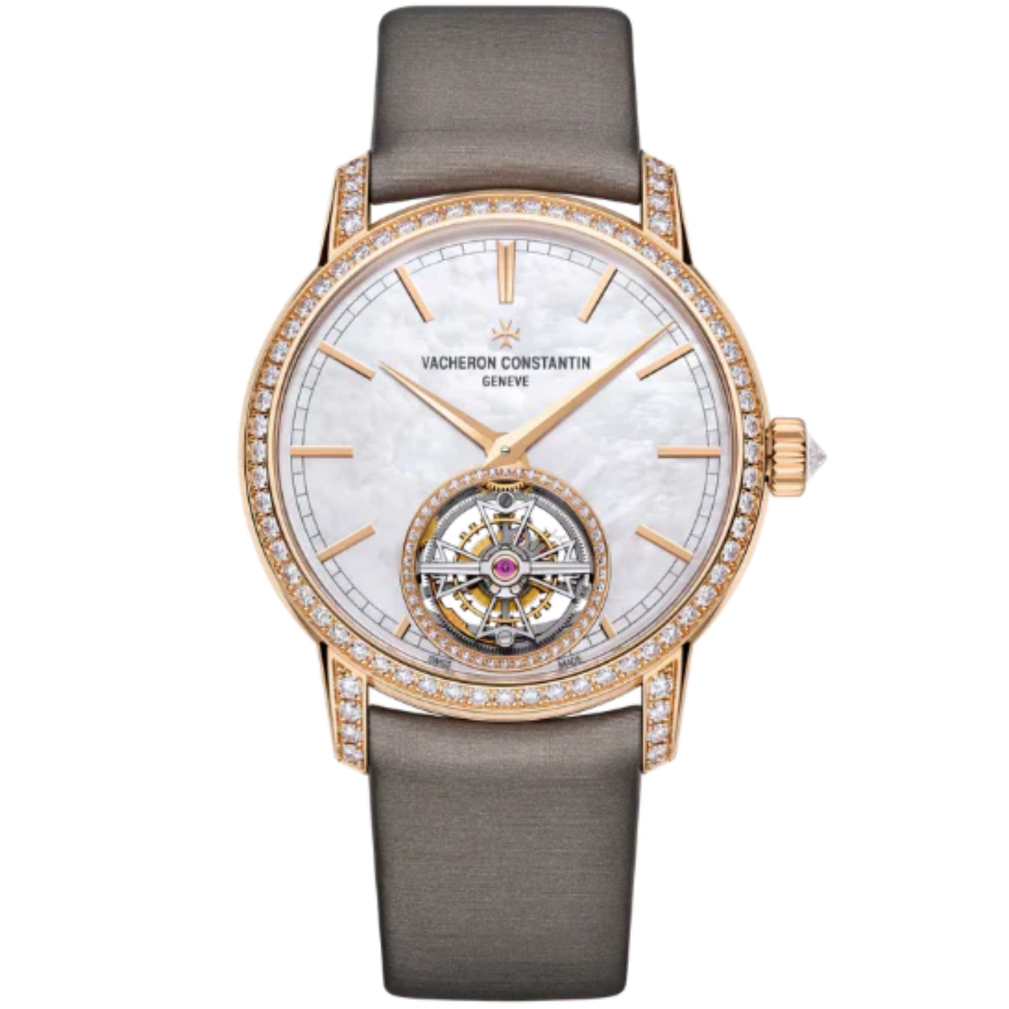 TRADITIONNELLE TOURBILLON 39 MM ROSE GOLD WITH MOTHER OF PEARL DIAL