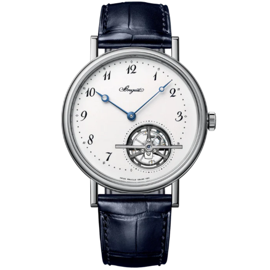 TOURBILLON EXTRA-PLAT 5367 41 MM PLATINUM WITH WHITE "GRAND FEU" ENAMEL DIAL