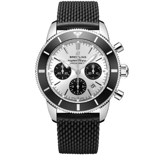 SUPEROCEAN HERITAGE B01 CHRONOGRAPH 44 MM STAINLESS STEEL WITH SILVER DIAL