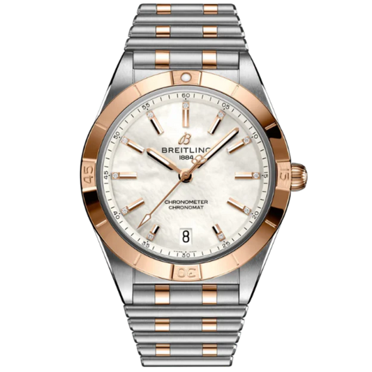 CHRONOMAT AUTOMATIC 36 MM STAINLESS STEEL & 18K ROSE GOLD WITH MOTHER OF PEARL DIAL
