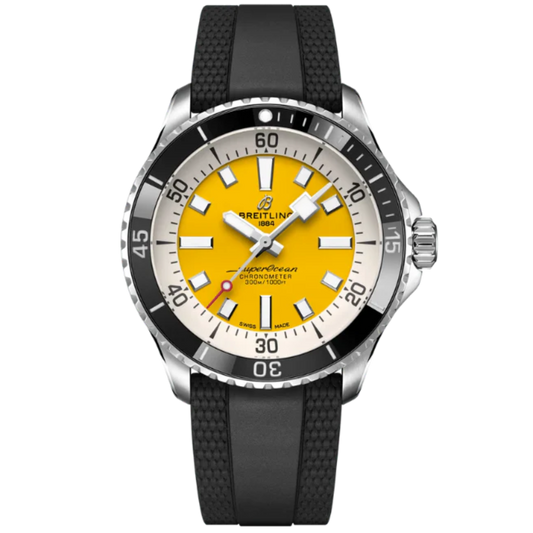 SUPEROCEAN AUTOMATIC 42 MM STAINLESS STEEL WITH YELLOW DIAL