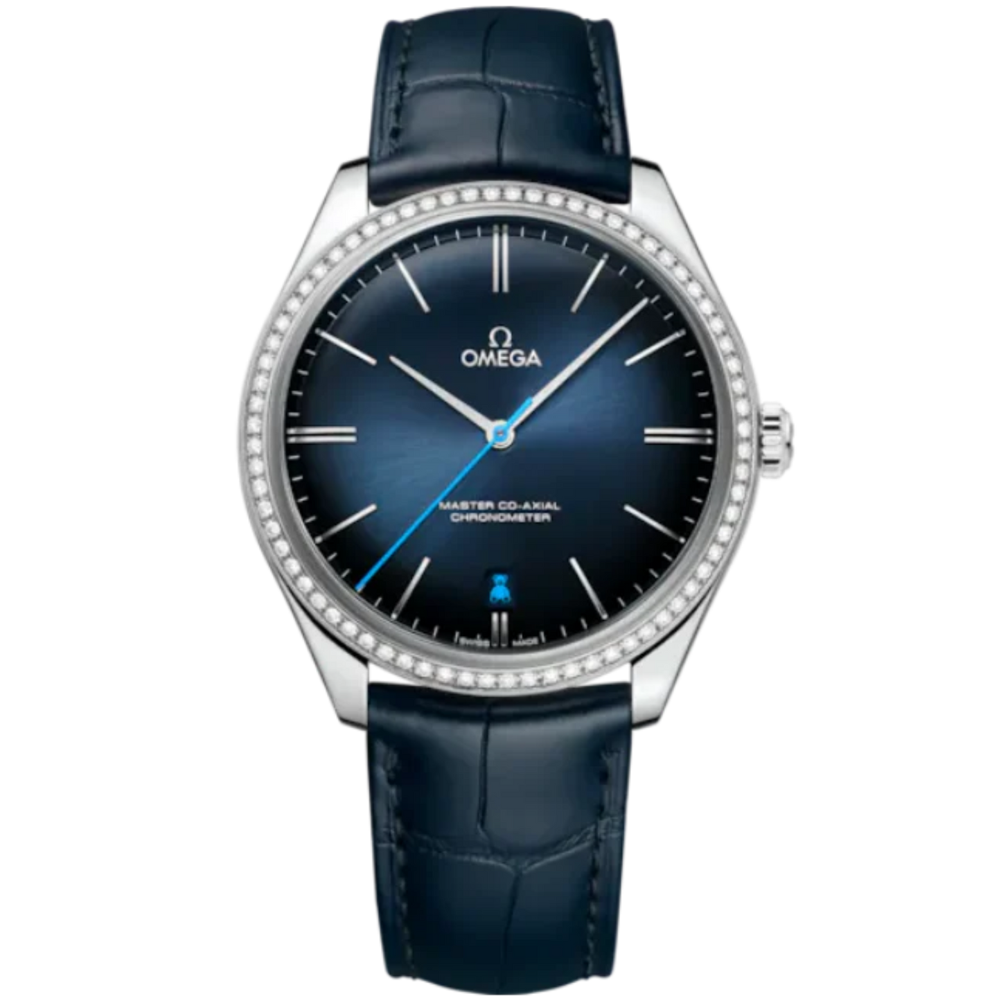 DE VILLE TRÉSOR ORBIS EDITION 40 MM STAINLESS STEEL WITH BLUE DIAL