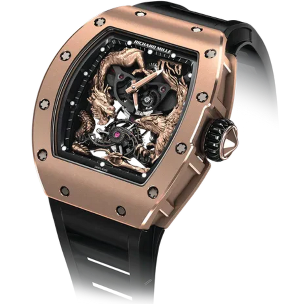T-RM RM 57-01 Tourbillon Jackie Chan Rubber Strap 3N Rose Gold the